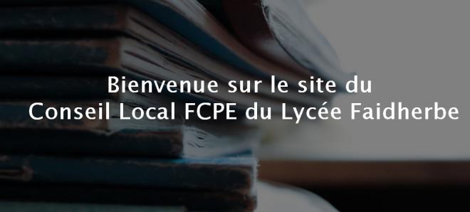 Bienvenue sur le site FCPE Faidherbe